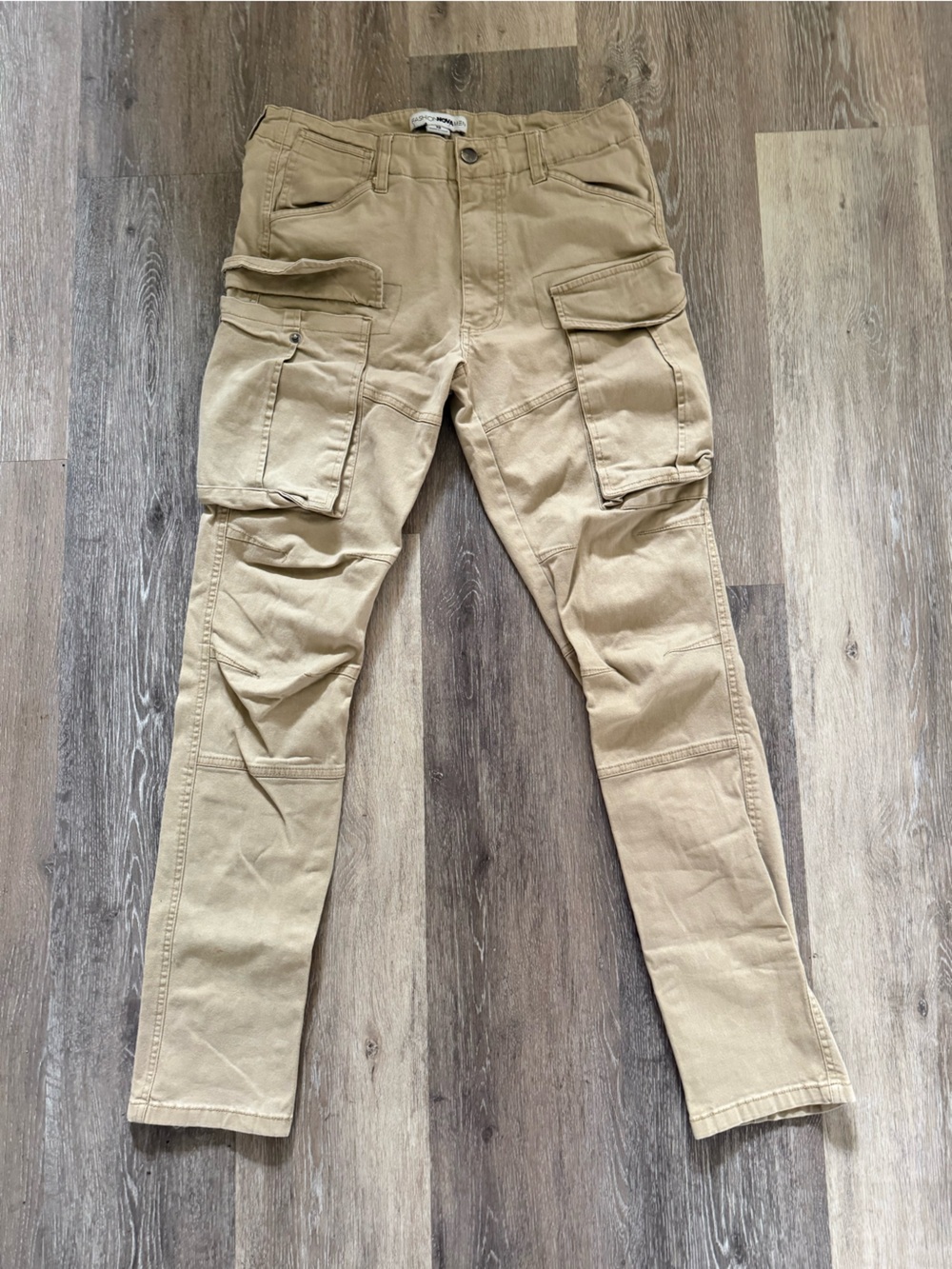 Fashion Nova Utility Cargo Pants in Khaki